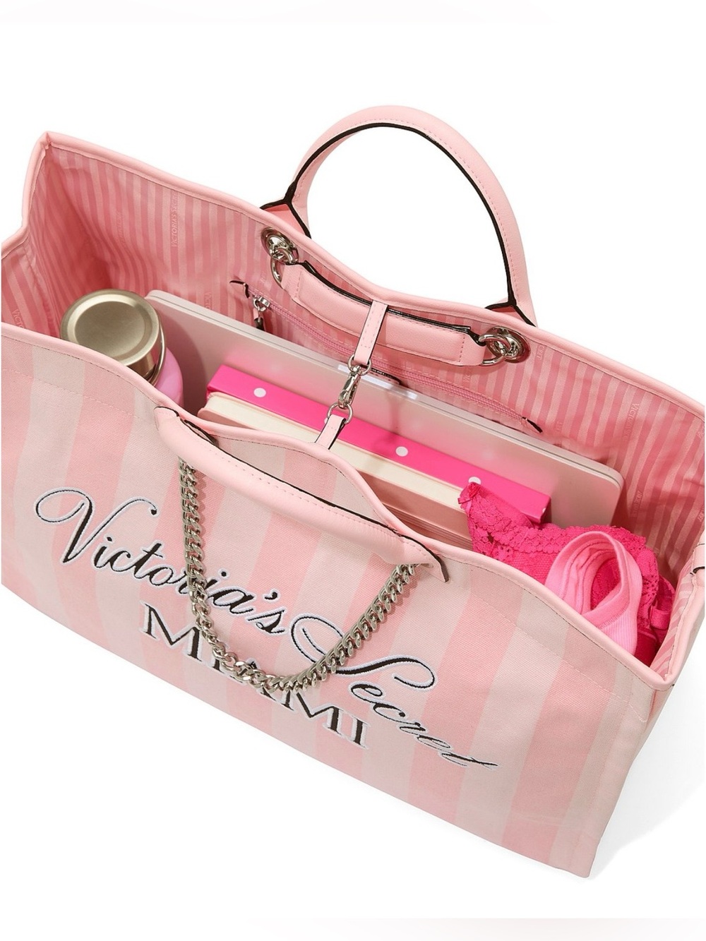 Victoria’s Secret Limited Edition Miami City Exclusive Pink Tote Bag - Picture 4 of 4